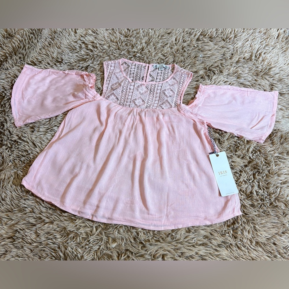 Iris Los Angeles Pink Blouse - Size M